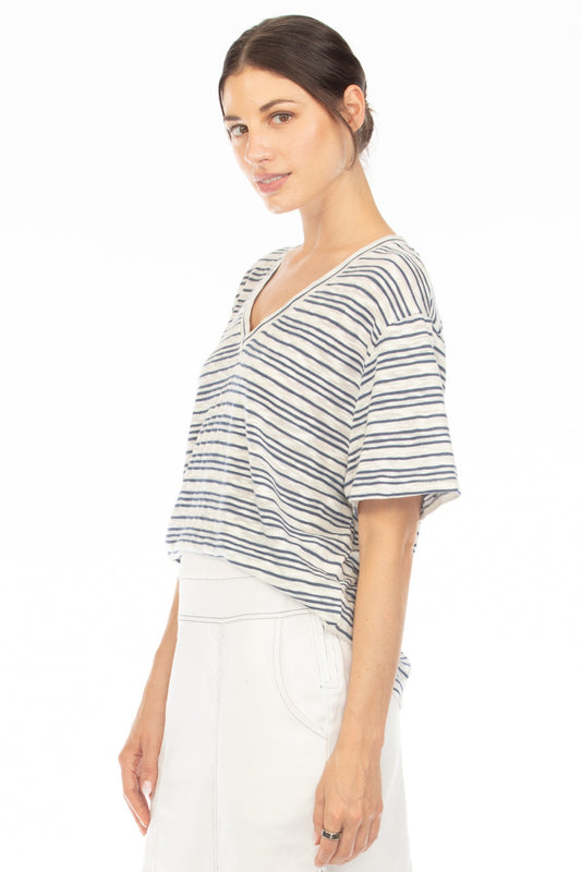 *SALE* HELLO NITE CHARLIE TOP - WHITE MULTI