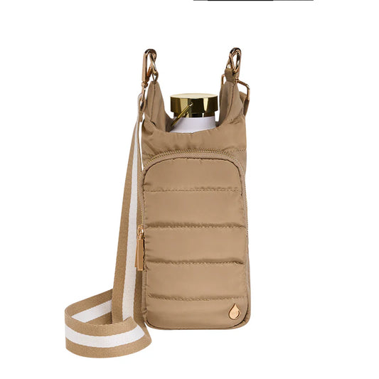 WANDERFULL HYDROBAG W/STRIPED STRAP - KHAKI