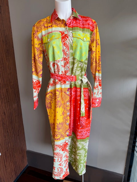 APNY LONG DRESS - MULTI