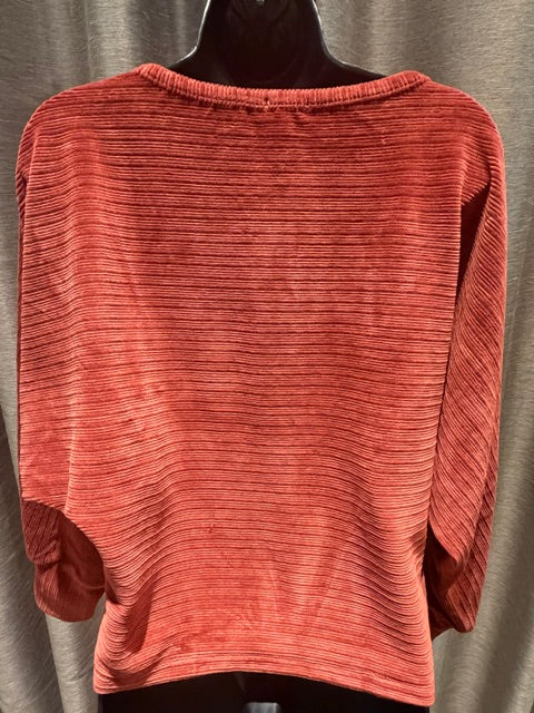 DYLAN ANDIE TOP - RUST RED