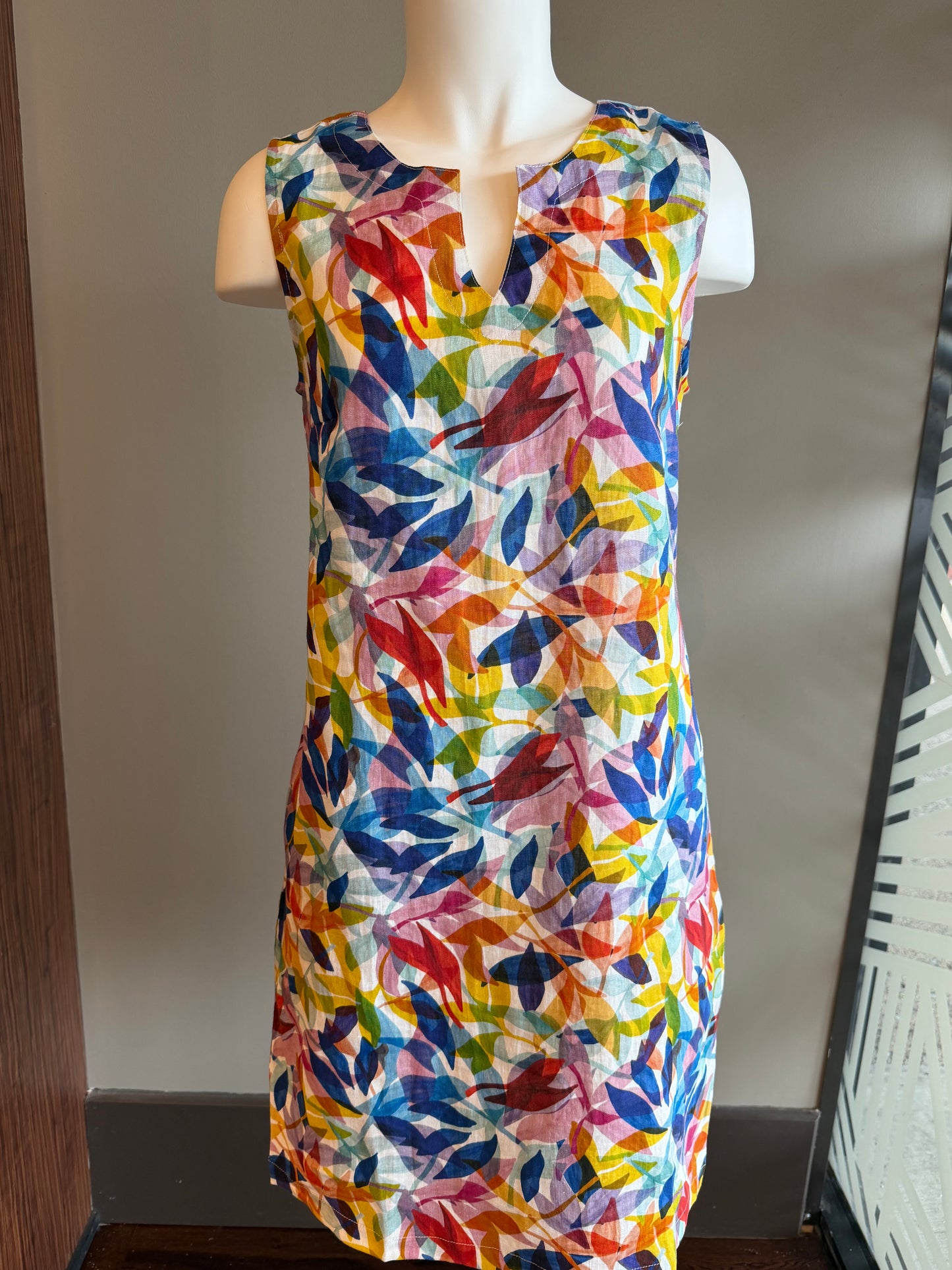 FOIL SUN-SATIONAL DRESS - MULTI