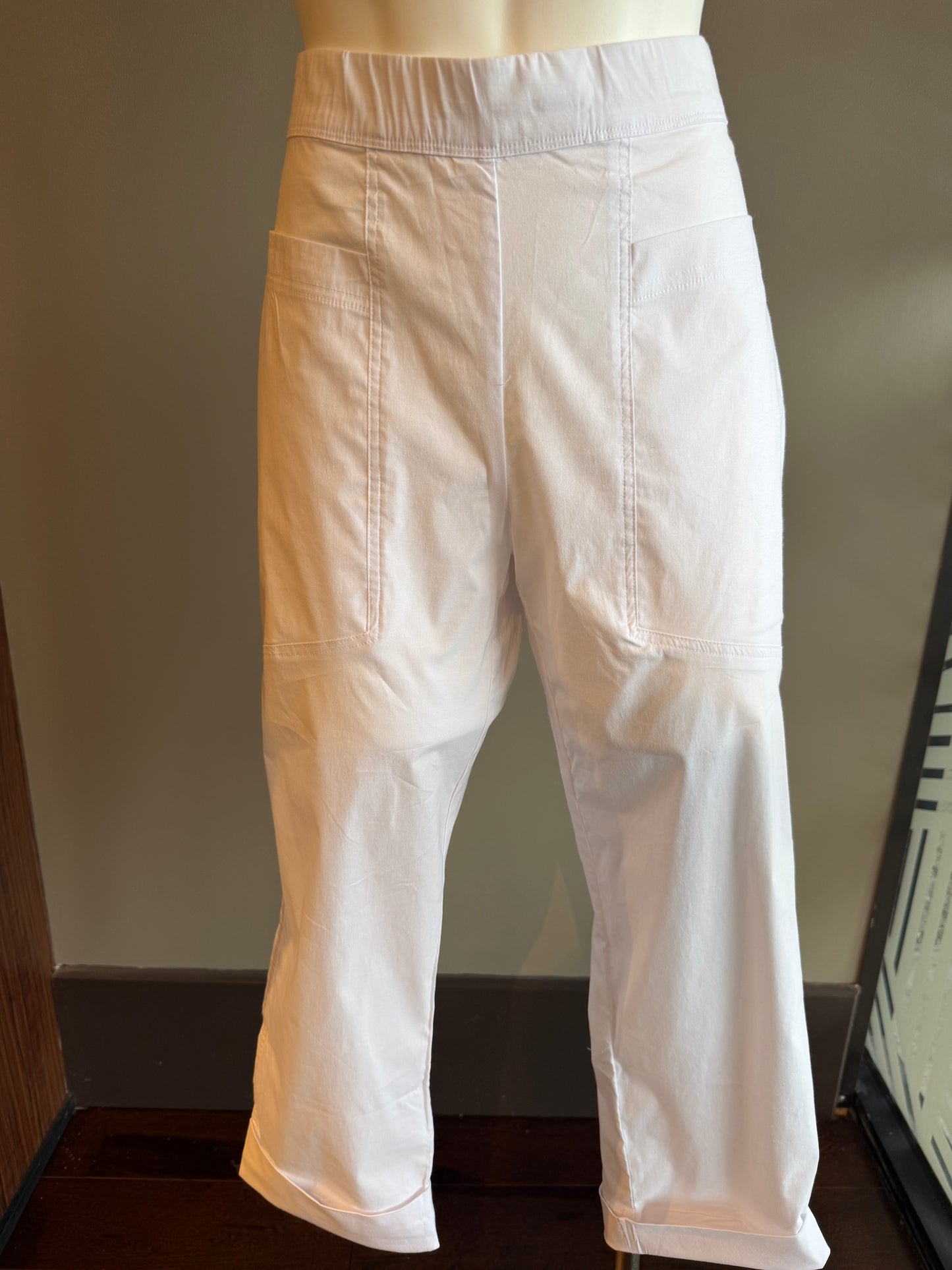 FOIL SWEET DUET 7/8 PANT - WHITE