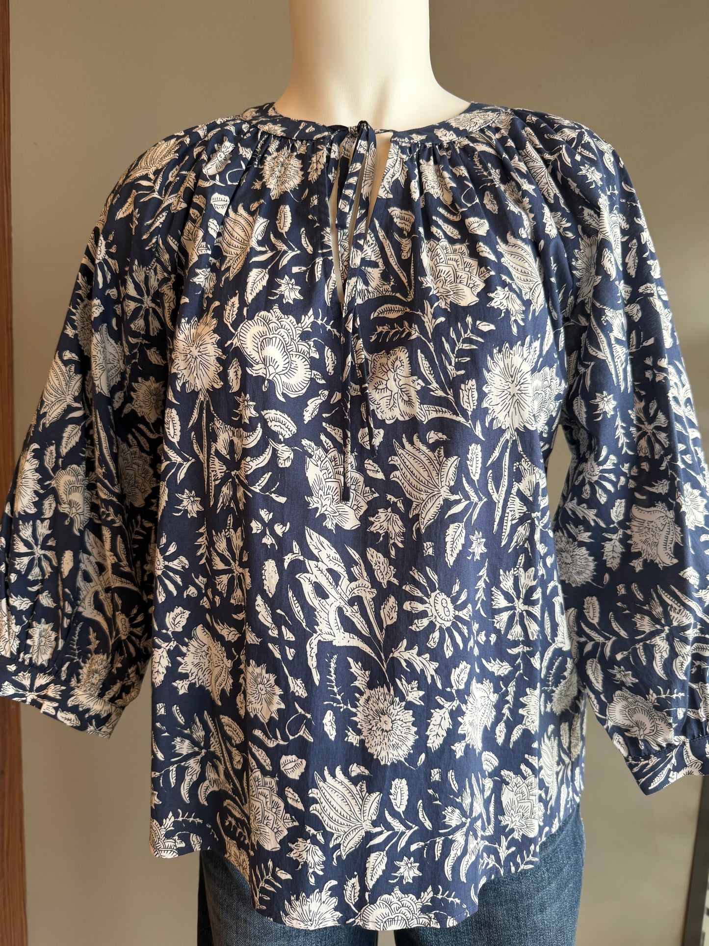 SALE DYLAN EMMA TOP - NAVY MULTI
