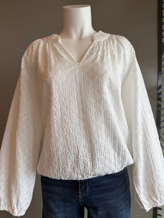 SALE - DYLAN MARNIE TOP - WHITE