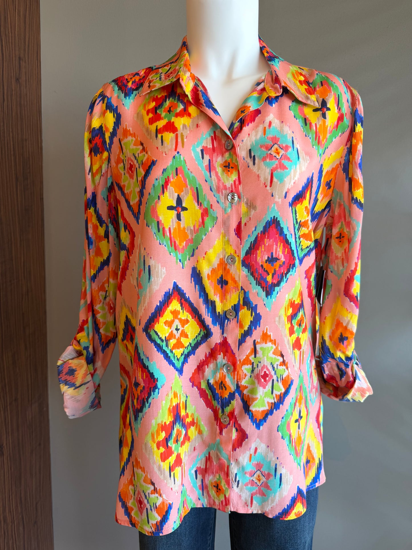 SALE JOHN MARK J16243BMPNKPRT - PINK MULTI