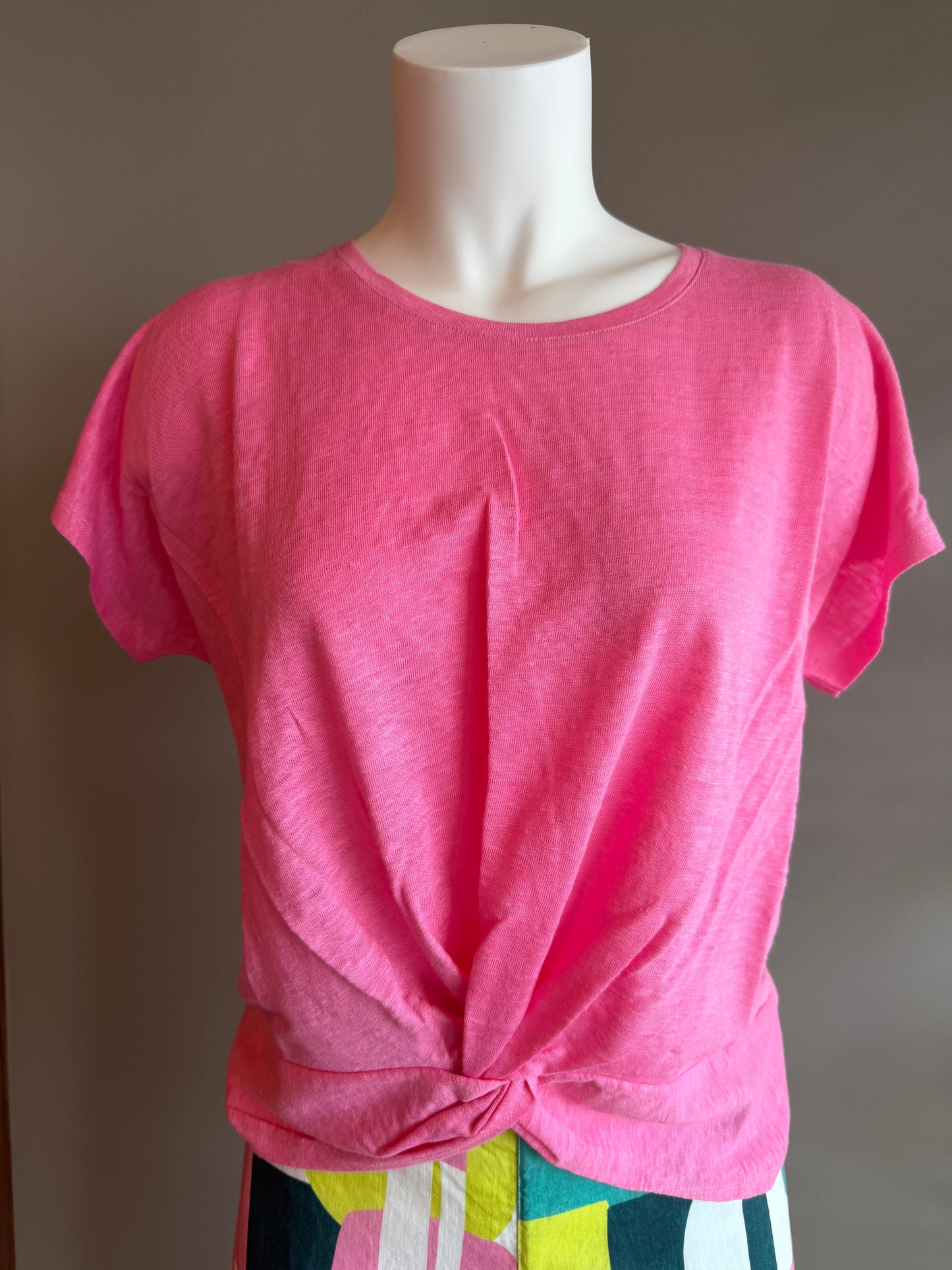 FOIL DO THE TWIST TOP - PINK