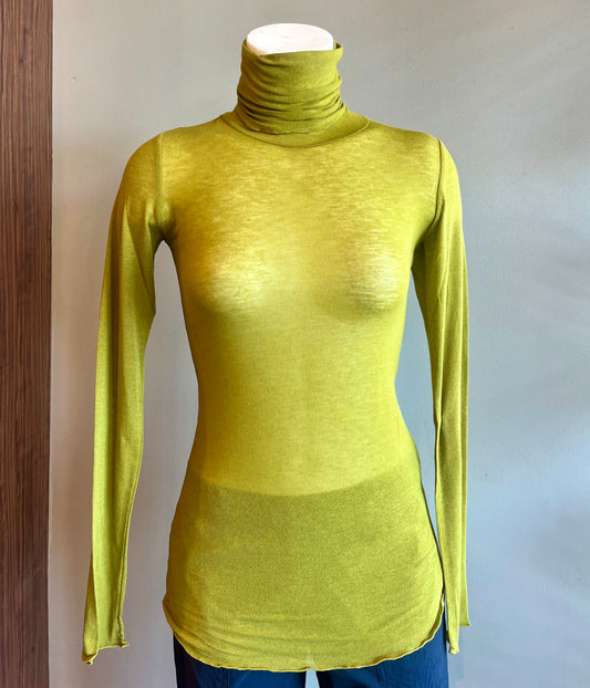 B-YU LAYER TURTLENECK - GREEN