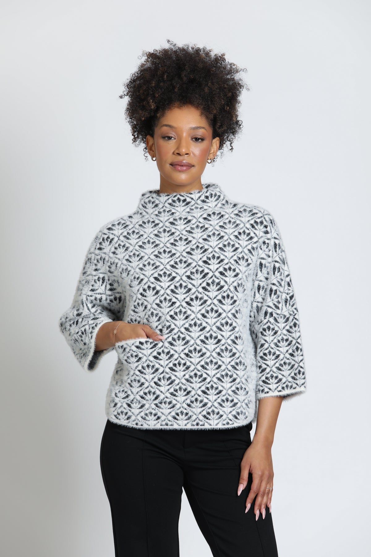 APNY PULL OVER WITH POCKET DETAIL - MOSAIC