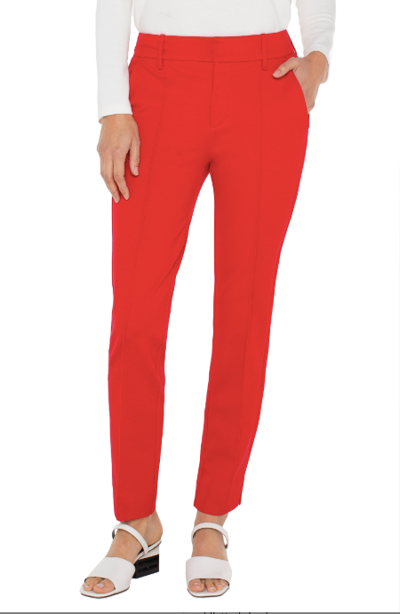 LIVERPOOL GEMMA CIG TROUSER - TANGO RED