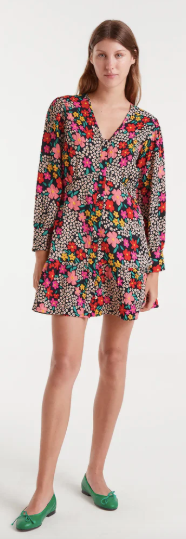 COMPANIA FANTASTICA FLORAL DRESS - MULTI