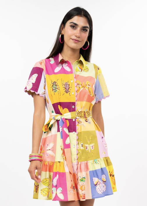 UNCLE FRANK SQUARE DANCE DRESS - MULTI