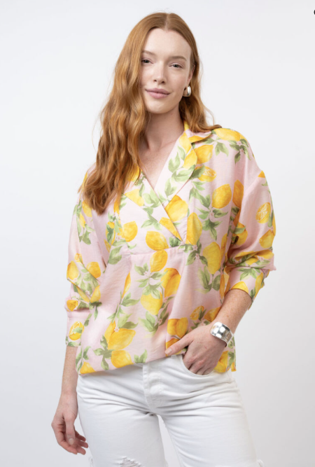 IVY JANE LEMON DROP SHIRT - PINK MULTI