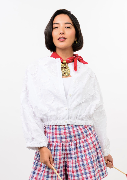 IVY JANE SUNDANCE JACKET - WHITE