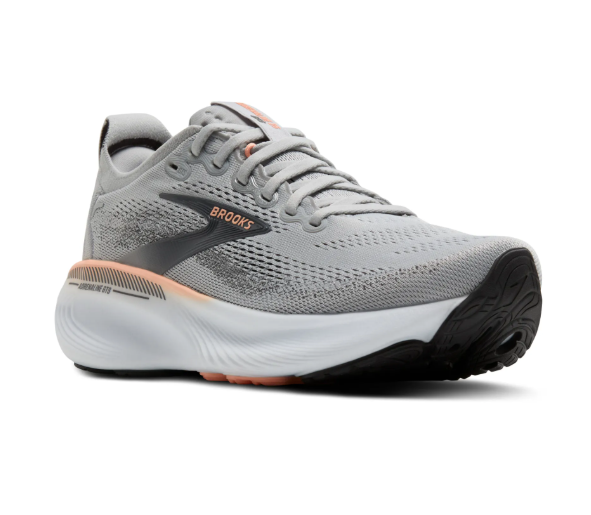 BROOKS ADRENALINE GTS 25 - GREY, BLACKENED PEARL, AND CORAL