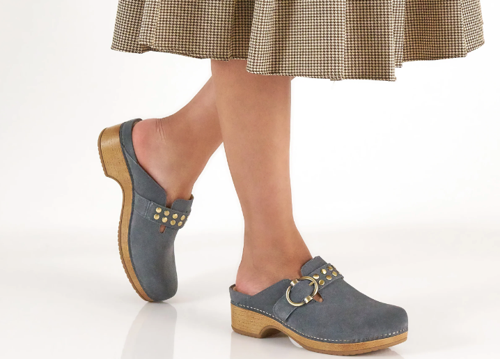 DANSKO BRANSON CLOG - DUSTY BLUE