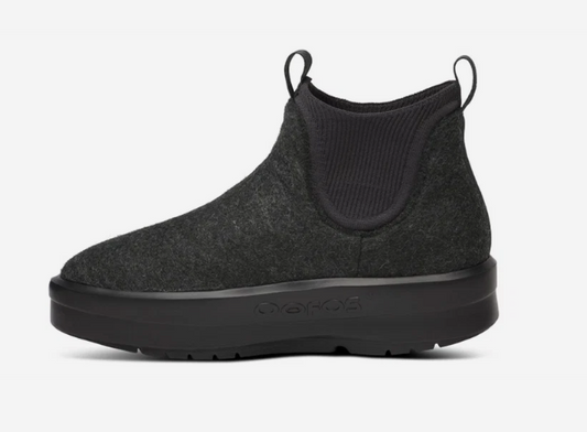 OOFOS LONDONER FELT - CHARCOAL
