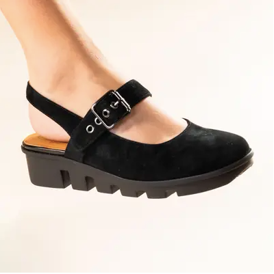 L'AMOUR DES PIEDS HYRELLA - BLACK SUEDE