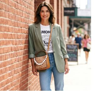 AHDORNED CARLY ANIMAL PRINTED CROSSBODY - DEER CAMEL