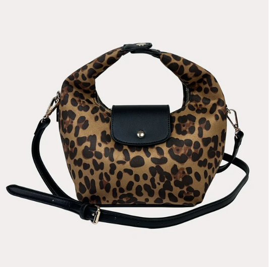 AHDORNED COURTNEY ANIMAL PRINTED CROSSBODY - LEOPARD