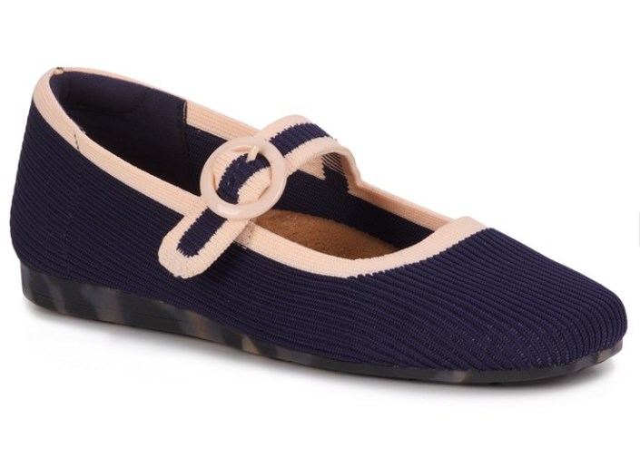 ROS HOMMERSON NAOMI - NAVY AND CREAM