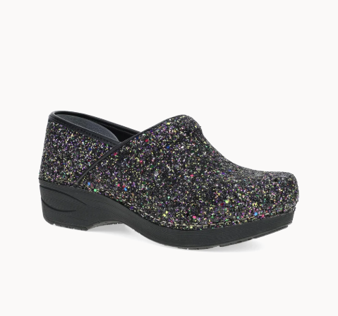 DANSKO XP 2.0 CLOG - BLACK GLITTER