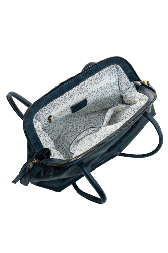 JOY SUSAN LOUISE DOCTOR SHOULDER BAG - DEEP DENIM BLUE