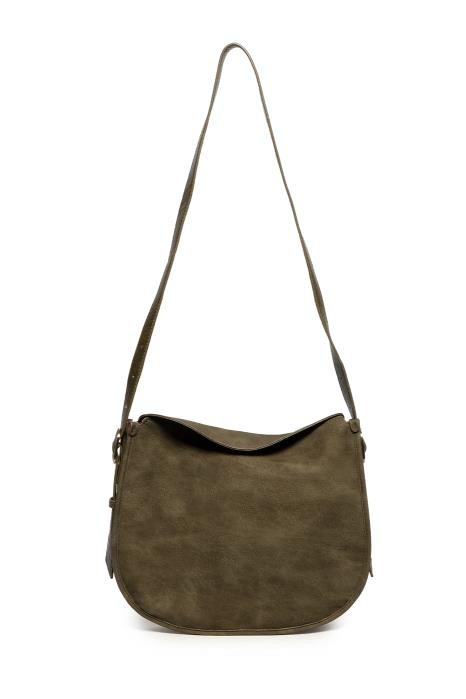 JOY SUSAN TORI SUEDE HOBO CROSSBODY - OLIVE GREEN