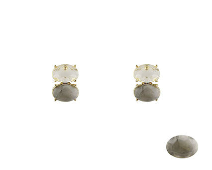 MEGHAN BROWNE STYLE ULLA EARRING - CLEAR