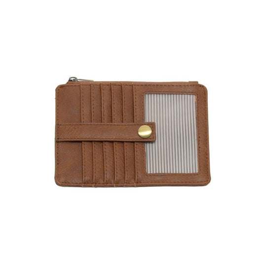 JOY ACCESSORIES PENNY MINI TRAVEL WALLET - PECAN BROWN