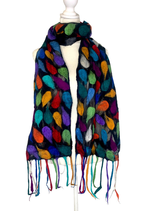 POMEGRANATE MOON DEW DROPS SCARF - MULTI