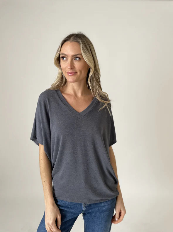 *SALE* SIX FIFTY RAE SHIRT - GREY - 3830GRY