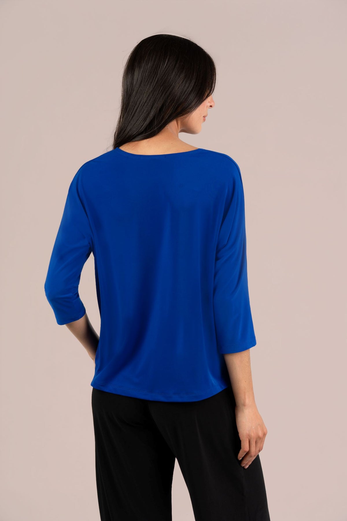 SYMPLI REVEL TOP PRINT POCKET - LAPIS AND WINGFALL