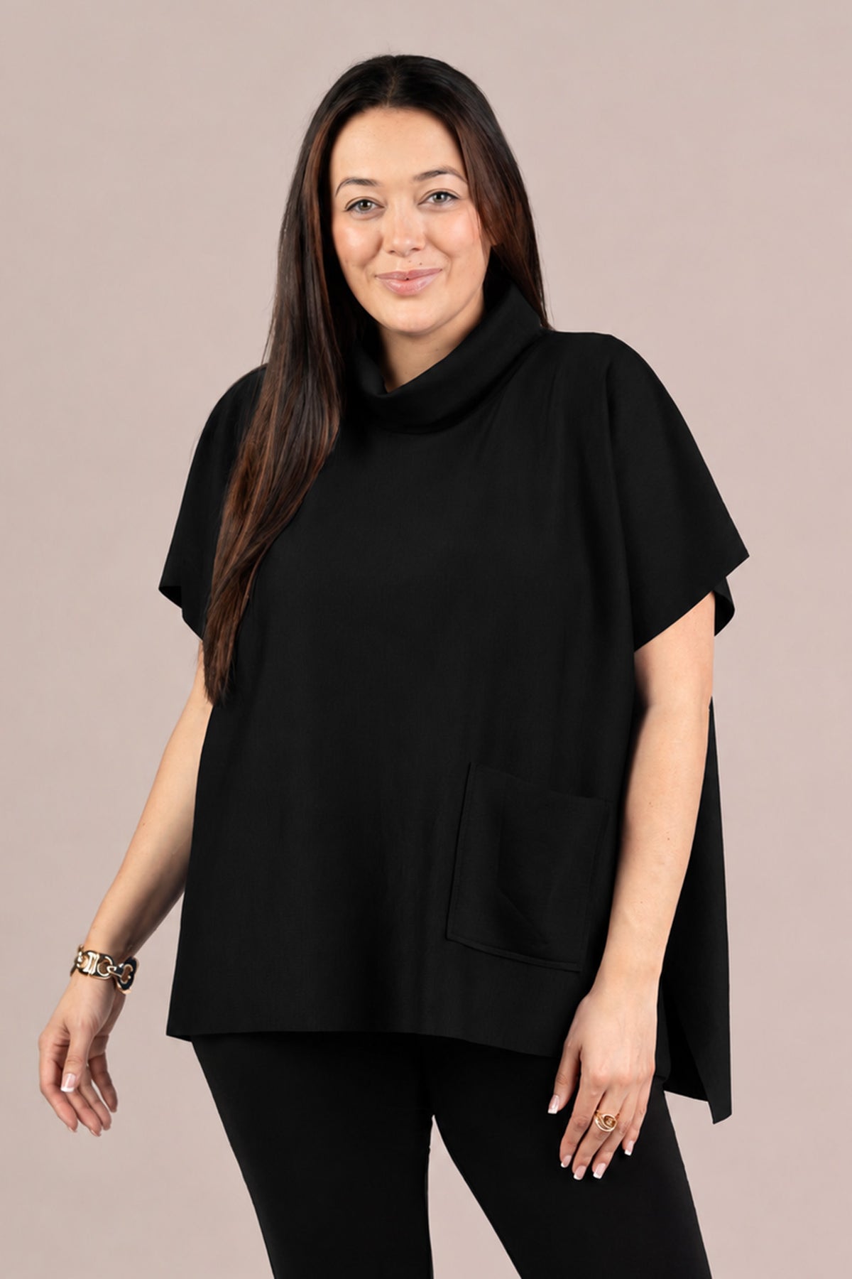 SYMPLI CLOUD POCKET POPOVER - BLACK