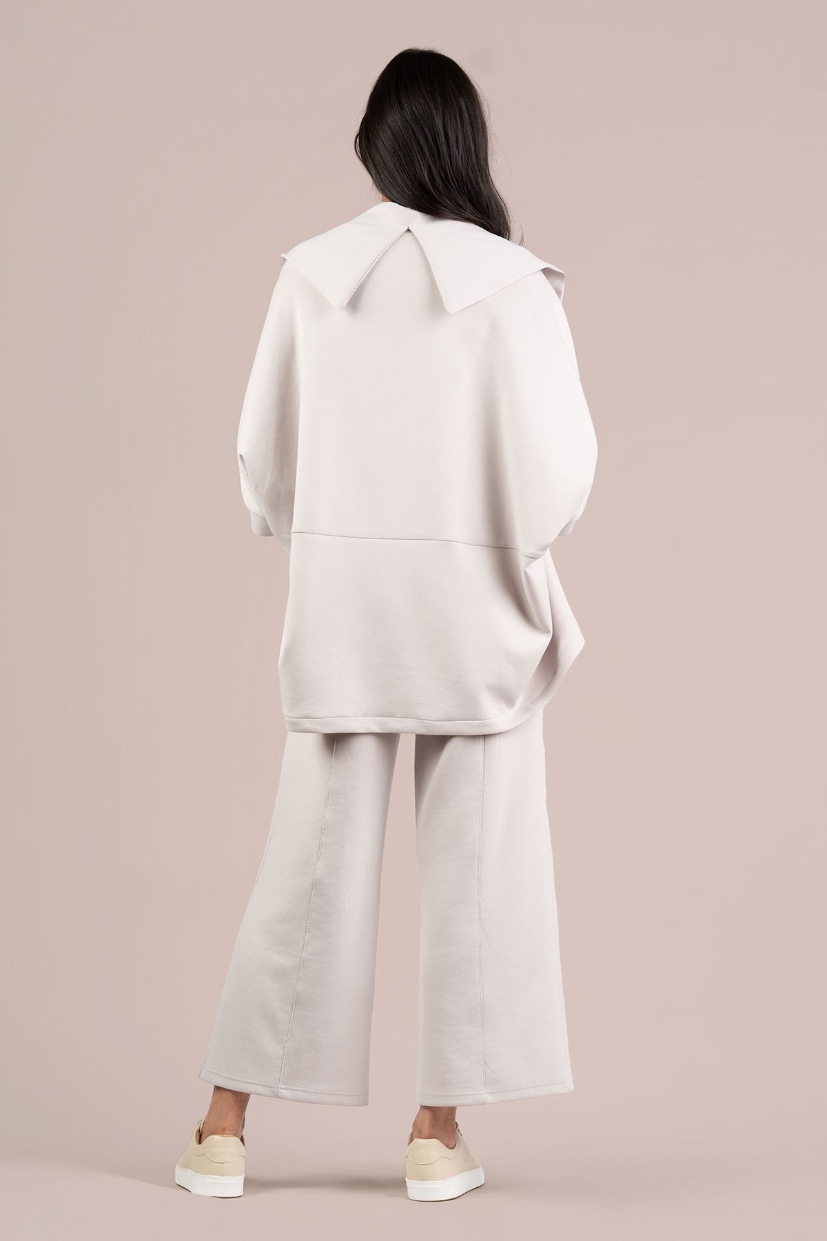 SYMPLI CLOUD COCOON JACKET - ECRU