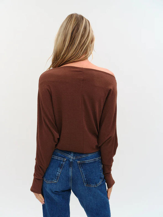 SIX/FIFTY ANYWHERE TOP - CHESTNUT BROWN