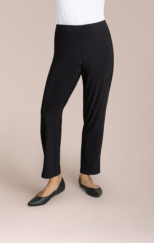 SYMPLI NARROW PANT MIDI - BLACK