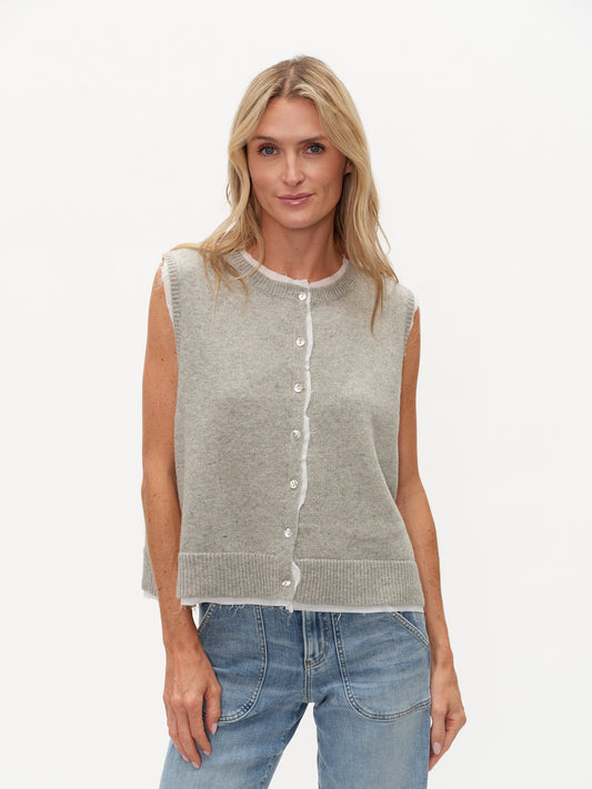 SALE - SIX FIFTY MARIA DOUBLE LAYERED - HEATHERED GREY