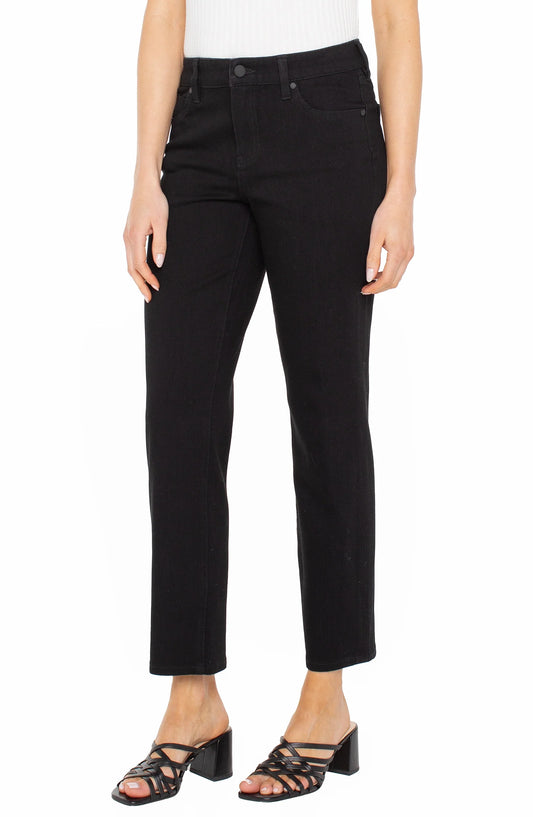 LIVERPOOL LIV RELAXED SKINNY JEAN - BLACK