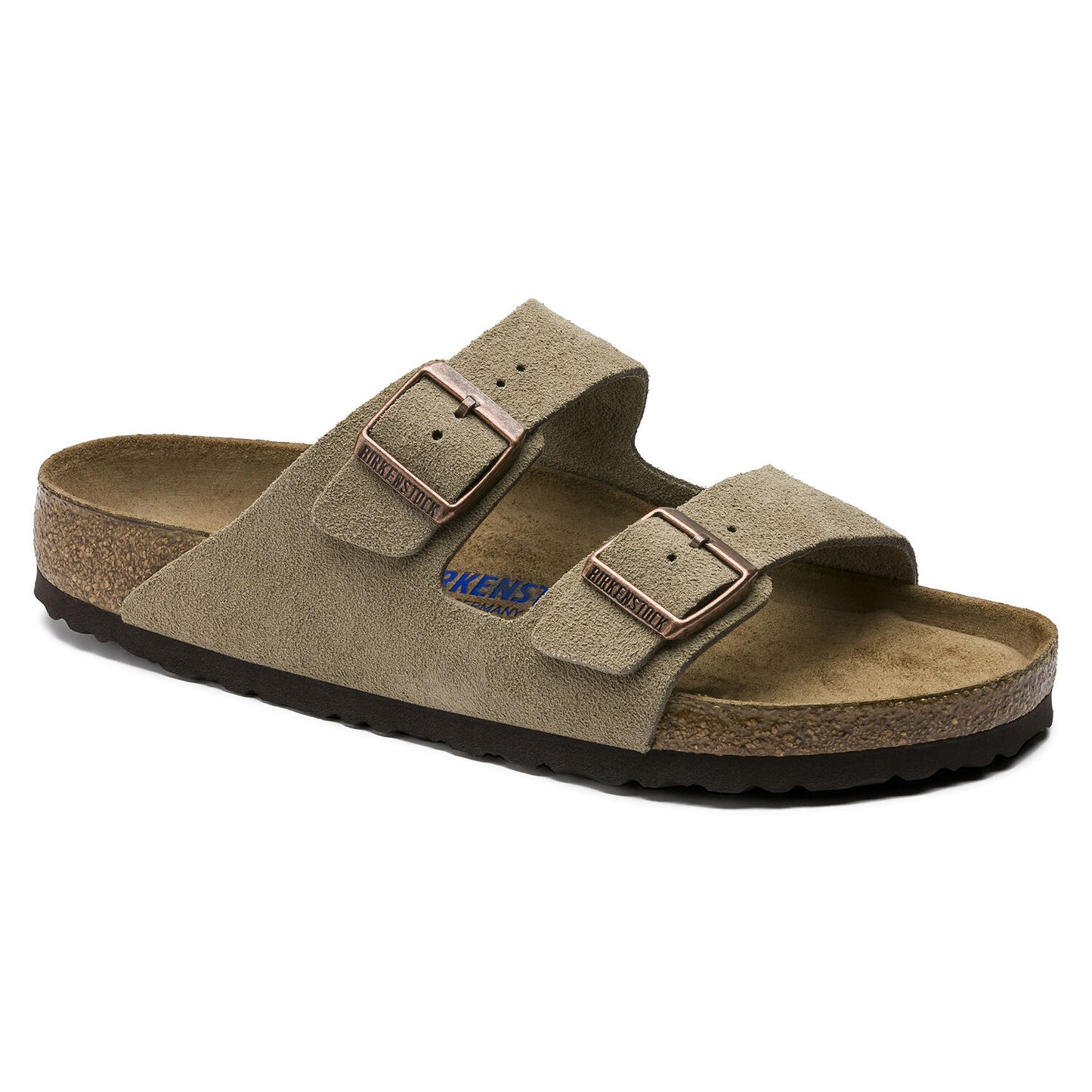 BIRKENSTOCK ARIZONA SOFT SUEDE - NARROW - TAUPE - B06500BN951303